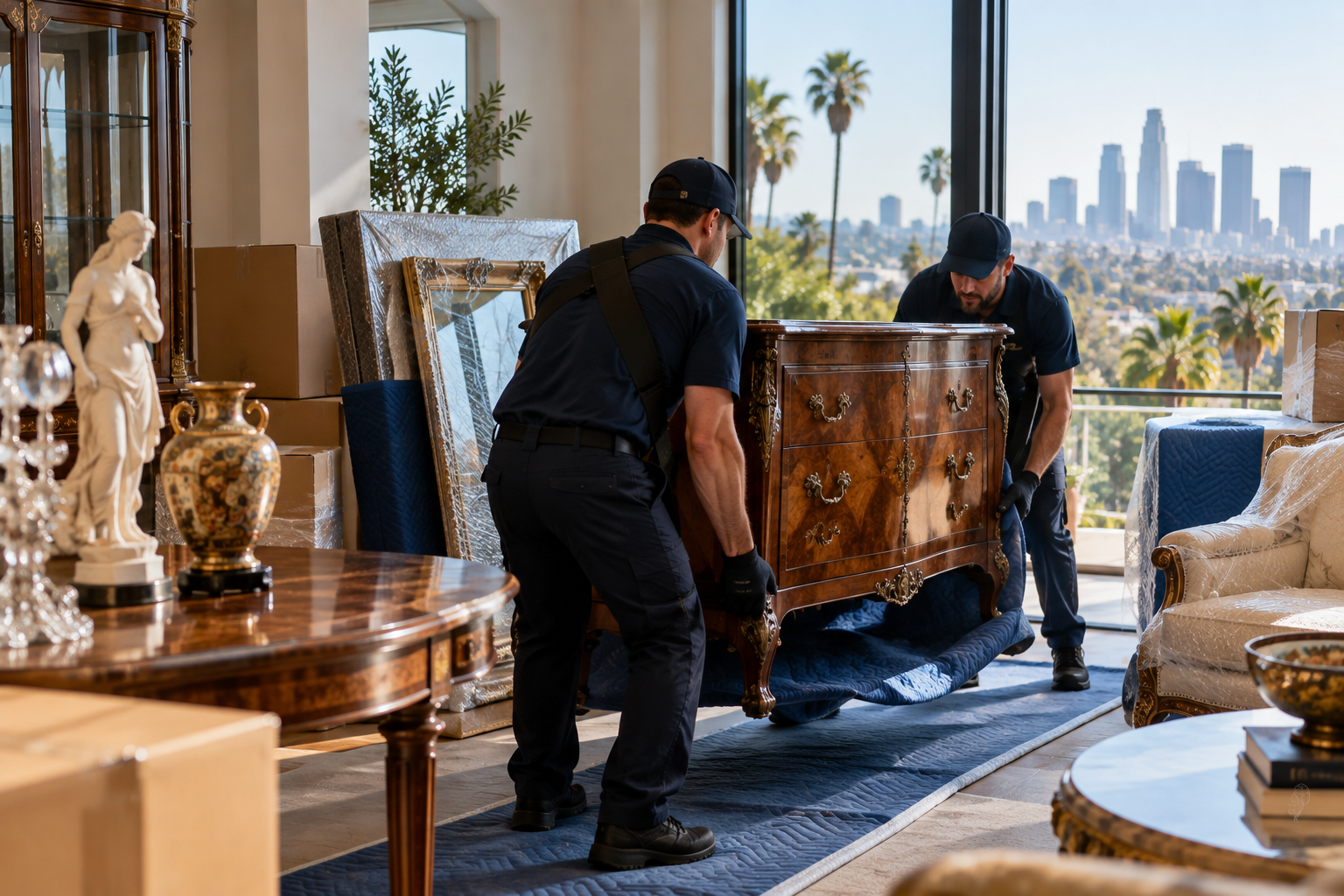 Moving Expensive Furniture and Antiques in Los Angeles