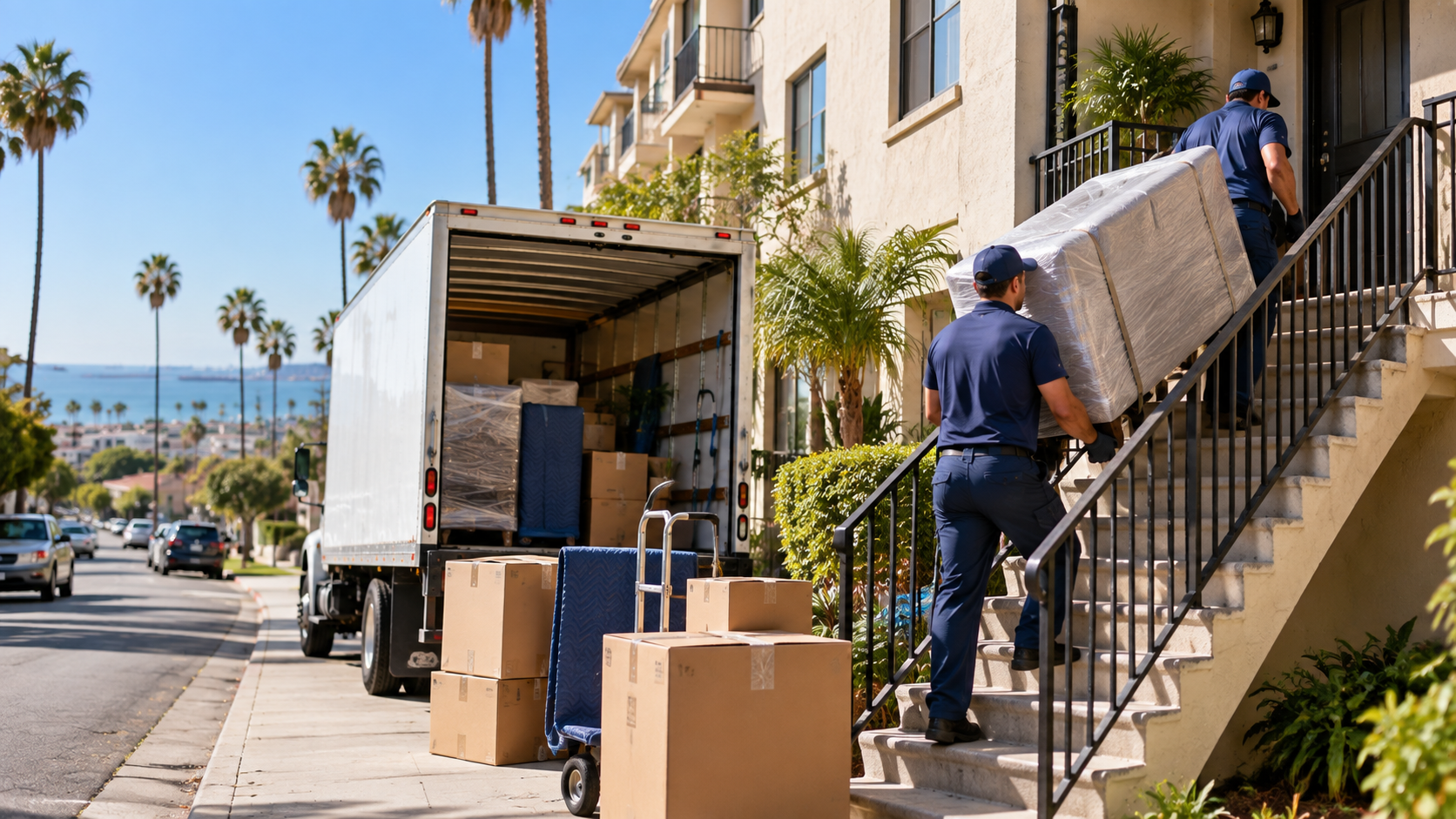 walk-up apartment movers Long Beach